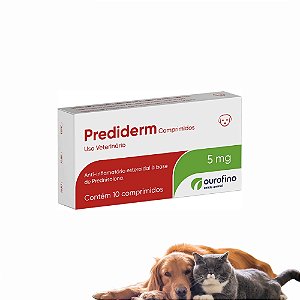 Prediderm 5mg com 10 Comprimidos
