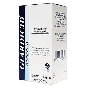 Giardicid Suspensao 50 Ml