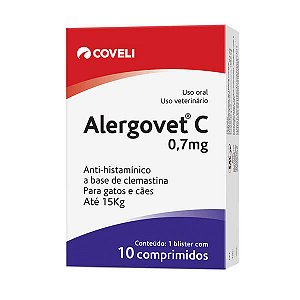 Alergovet 0,7Mg C/ 10 Comprimidos