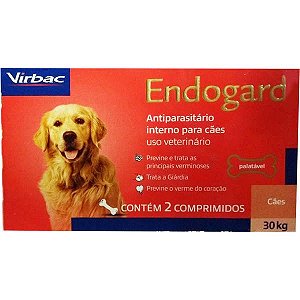 Endogard 30Kg C/ 2 Comprimidos