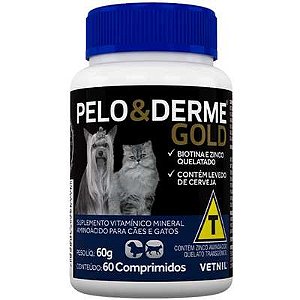 PELO E DERME GOLD C/ 60 COMPRIMIDOS