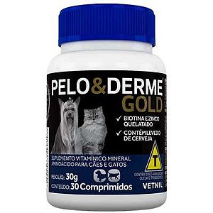 Pelo E Derme Gold C/ 30 Comprimidos