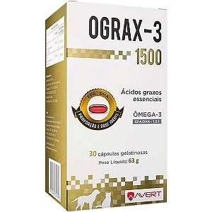 Ograx 3 1500Mg C/ 30 Capsulas