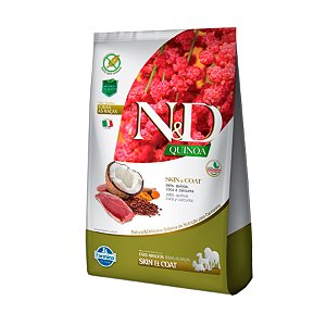 N/D Quinoa Cao Adulto Skin Pato 0,8Kg