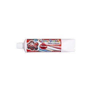 Creme Dental para Pets 90g Pasta de Dente Morango CatDog