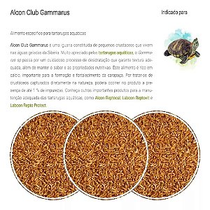 Alcon Gammarus 7g Alimento Natural para Tartarugas Aquáticas