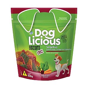 Dog Licious Biscoito Vegetais 500Grs