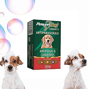 Sabonete Powerdog Antipulgas e Carrapato 80g