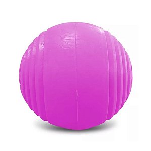 Bola Dino Maciça Saturno 82mm Borracha Resistente para Pets