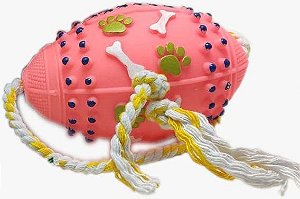 Bola Futebol Americano Com Corda