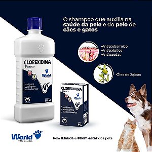 Shampoo Dugs Clorexidina 500ml Limpeza Profunda e Cuidado