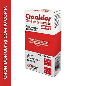 Cronidor Anti-inflamatório 80mg com 10 Comprimidos