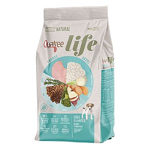Ração Quatree Life Cães Filhotes Porte Pequeno Frango e Arroz 10,1kg