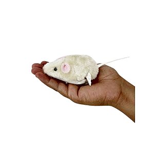 Brinquedo Pet Gatos Ratinho Real de Corda Diversão Garantida