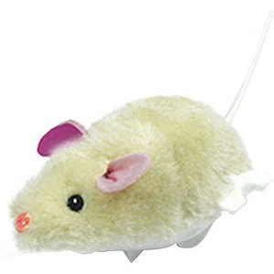Brinquedo Pet Gatos Ratinho Real de Corda Diversão Garantida