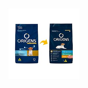Ração Origens Cães Filhotes Mini e Pequeno Porte 1kg