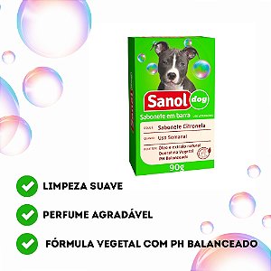 Sabonete Sanol Dog Citronela 90g