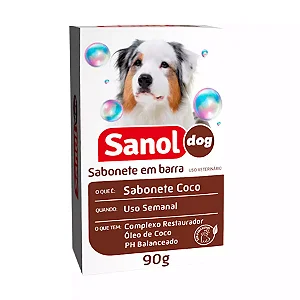 Sabonete Barra Sanol Dog Coco 90Gr