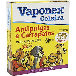 Coleira A/P Vaponex 20 Grs