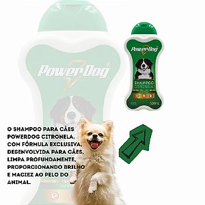 Shampoo Powerdog Citronela 500ml