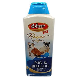 Shampoo Racas Colosso Pet Pug E Bulldog 500Ml