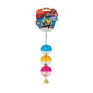 Brinquedo Passaros Bola Tripla C/ Sino