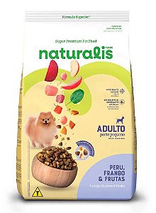Naturalis Adulto Rac Peq Frango/Peru/Frutas 2,5Kg