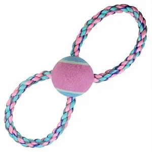 Brinquedo Dog Bola Tenis Com Corda 33Cm