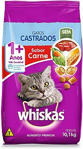 Whiskas Castradorados Carne 2,7Kg