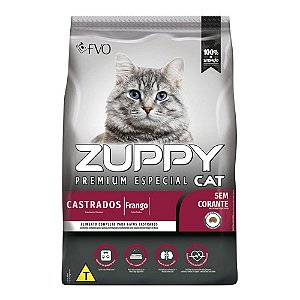 Ração Seca Zuppy para Gatos Adultos Castrados Frango 10,1kg