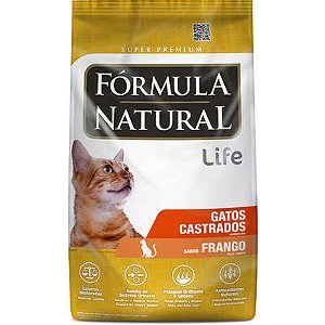 Formula Natural Life Gato Castrado Frango 7Kg