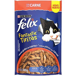 Felix Fantastic Tiritas Carne 85G