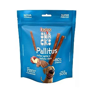 Snacks Quatree Pallitus para Cães Carne com Batata Doce 500g