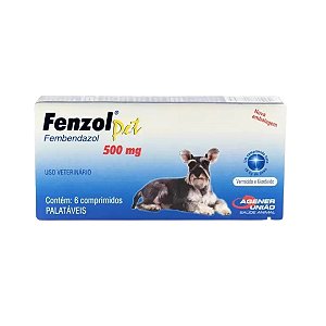 Fenzol Pet 500Mg C/ 6 Comp