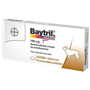 Baytril 150Mg C/ 10 Comprimidos