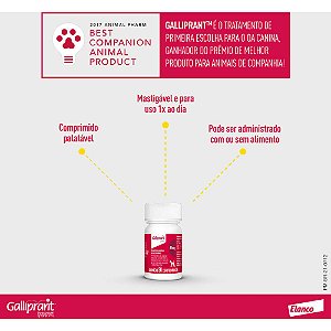 Galliprant 20mg Anti-inflamatório para Pets 30 Comprimidos