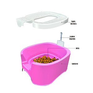 Banheiro Sanitário para Gato Koko Cat Variado com Pá Coletora