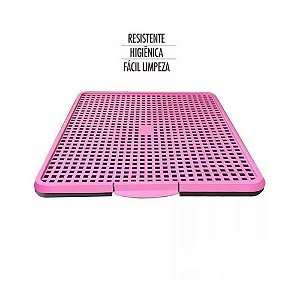Tapete Higienizador Sani Dog para Cães e Gatos Rosa
