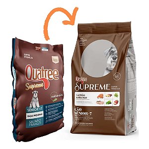 Ração Quatree Supreme para Cães Sênior +7 Porte Pequeno 3kg