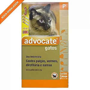 ADVOCATE GATOS 0,4ML ATE 4KG ECONOMICA