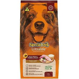 SPECIAL DOG ULTRALIFE RAC. MED/GRA ADULTO 20KG