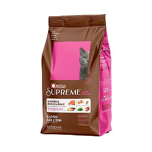 Ração Quatree Supreme Gatos Adultos Salmão e Batata Doce 3kg