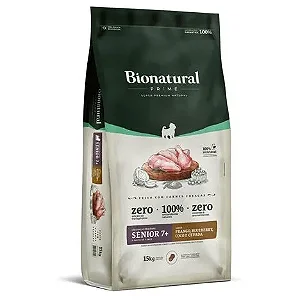 BIONATURAL PRIME CAES RMG SENIOR 7+ FRANGO 15KG