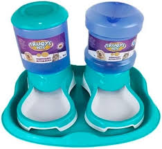 KIT AUTOMATICO TRUQYS BANDEJA + COMEDOURO + BEBEDOURO TIFANY