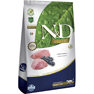 Ração N&D Prime para Gatos Adultos Sabor Cordeiro 7,5kg