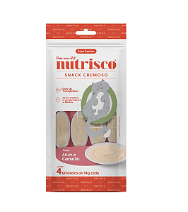 SNACK CREMOSO NUTRISCO ATUM E CAMARAO 56GRS