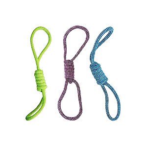 Brinquedo Pet Mordedor de Corda Clean Napi MC-30 para Cães