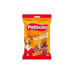 Snack Petiscão Bifinho para Cães Petiscão Sabor Carne 60g