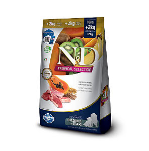 Ração N&D Tropical Selection Cordeiro para Cães Filhotes de Raças Médias e Grandes 10,1kg