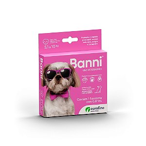ANTIPULGAS OUROFINO BANNI  PARA CÃES DE A